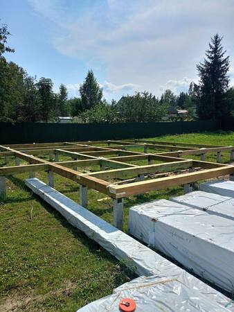 Активные работы на объекте в Тучково