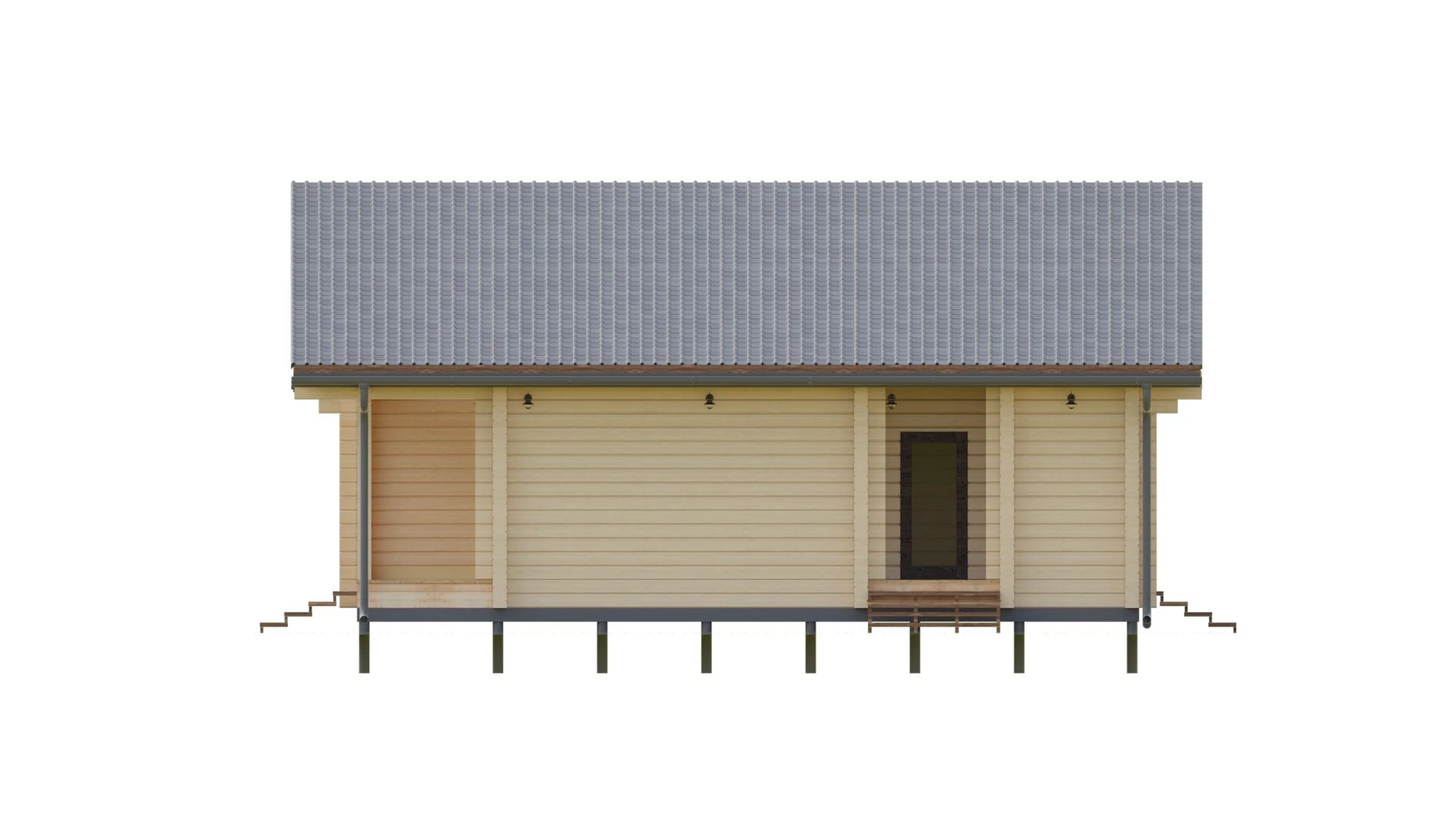 Ирландия из профилированного бруса