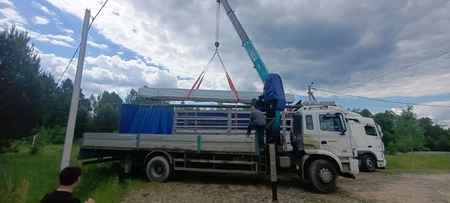 Домокомплект доставлен на объект в КП «Новое Рябцево»: строительство выходит на новый этап.