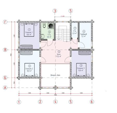 Готовый дом из клеёного бруса 195 м² в деревне Тефаново