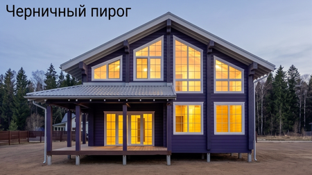 Как подобрать цвет для дома из клееного бруса?