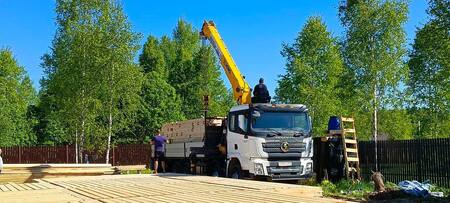 Раскладка нижних венцов