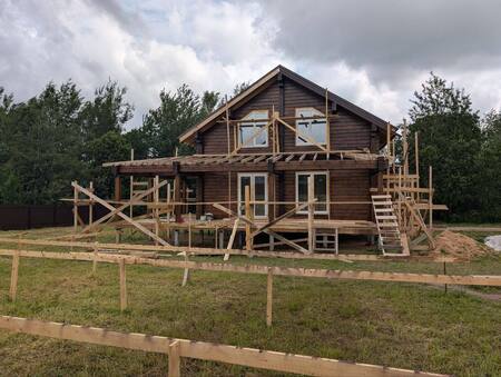 Завершение строительства дома в Кудрино