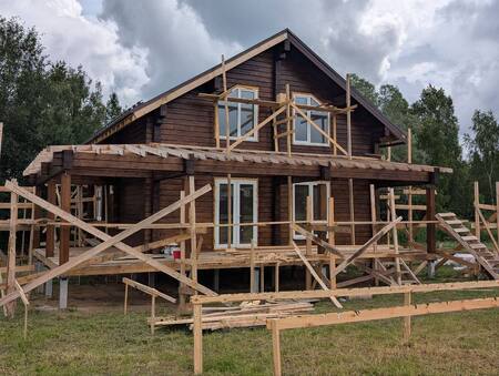 Завершение строительства дома в Кудрино