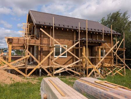 Завершение строительства дома в Кудрино