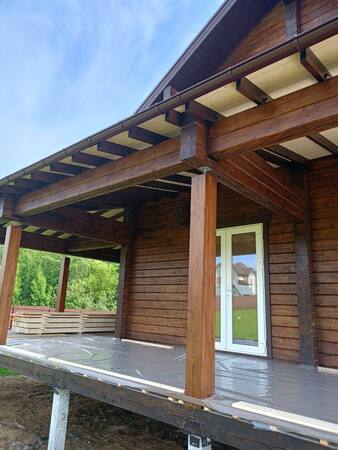 Завершение строительства дома в Кудрино