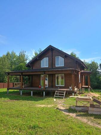 Завершение строительства дома в Кудрино